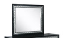 New Classic Furniture Luxor Mirror in Black/Silver