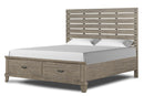 New Classic Furniture Marwick King Panel Bed in Sand