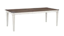New Classic Furniture Anastasia Rectangular Dining Table in Antique Bisque