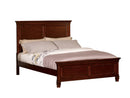 New Classic Furniture Tamarack California King Bed in Brown Cherry