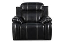 New Classic Fusion Swivel Glider Recliner with Power Foot Rest in Ebony