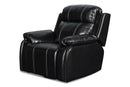New Classic Fusion Swivel Glider Recliner in Black