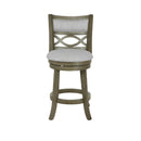 MANCHESTER 24" COUNTER STOOL-ANT GRAY W/FABRIC SEAT