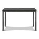 AMY 60" COUNTER TABLE+CHAIRS W/STG (5 PCS) -GRAY