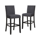 CRISPIN GRANITE GRAY BAR CHAIR- (2/Ctn)