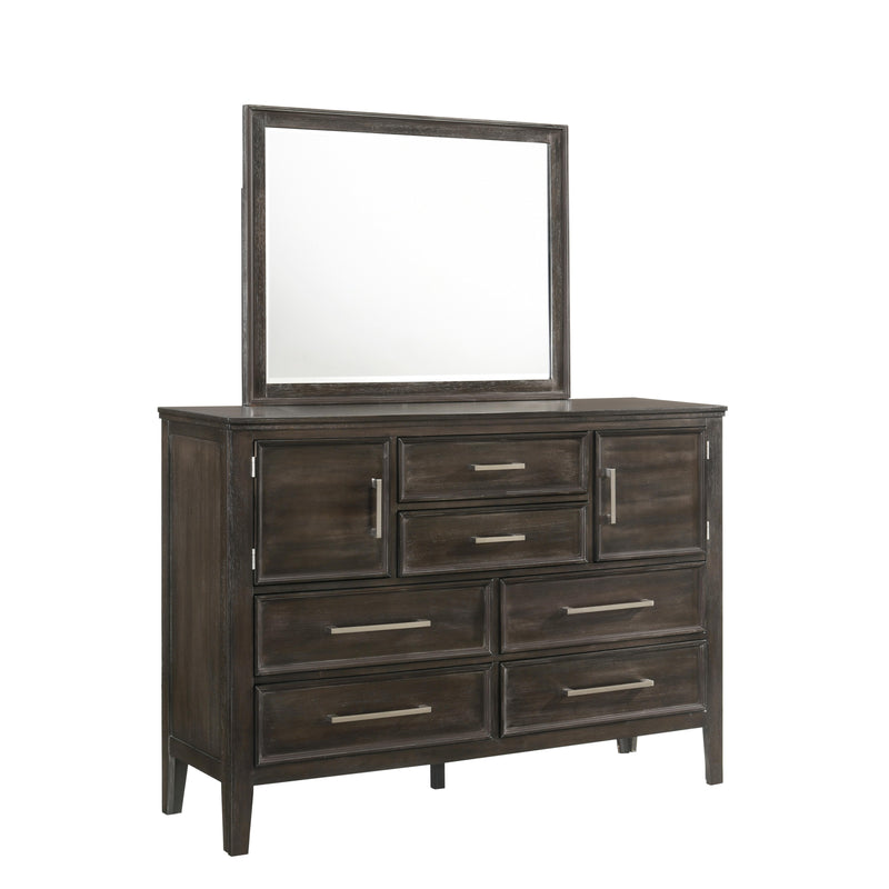 ANDOVER MIRROR-NUTMEG