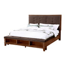CAGNEY Eastern King-California King EK/K FOOTBOARD & SLATS - CHESTNUT