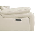 CICERO CONSOLE LOVESEAT W/ PWR FR & HR-CREAM