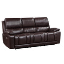 CICERO SOFA W/ PWR FR & HR -BROWN