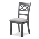 CORI ROUND DINING 5 PC SET-GRAY