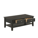 EVANDER COFFEE TABLE WITH DRAWER-ESPRESSO