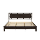 GEMINI Queen Q PANEL BED-HB/FB/RAILS-MERLOT