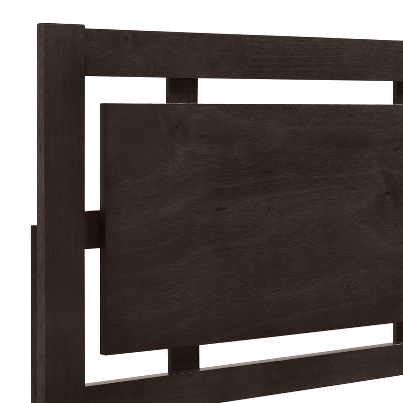 GEMINI Queen Q PANEL BED-HB/FB/RAILS-MERLOT