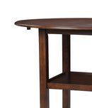 GIA 42" COUNTER DROP LEAF TABLE W/2 CHAIRS-CHERRY