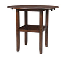 GIA 42" COUNTER DROP LEAF TABLE W/2 CHAIRS-CHERRY