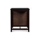 GIA 30" COUNTER TABLE W/2 CHAIRS & STG SHELF-EBONY