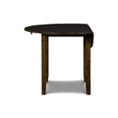 GIA 42" DINING DROP LEAF TABLE W/2 CHAIRS-BROWN