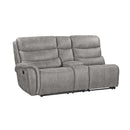 KAMARI RAF LOVESEAT W/ONE RECLINER-GRAY