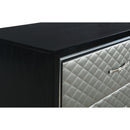 LUXOR CHEST-BLACK/SILVER