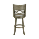 MANCHESTER 29" BAR STOOL-ANT GRAY W/FABRIC SEAT