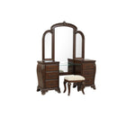 MONTECITO VANITY STOOL - CHERRY