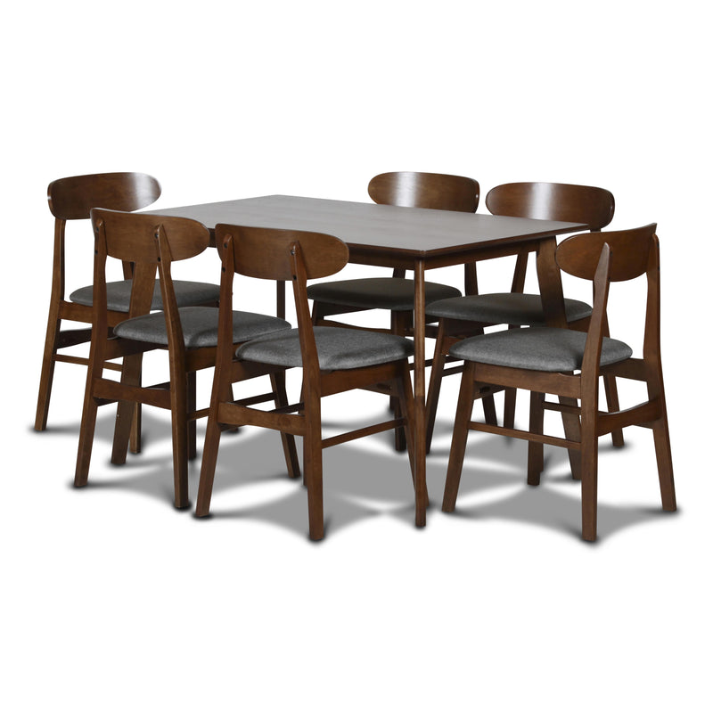 MOROCCO DINING CHAIR W/DARK GRAY SEAT CUSHION