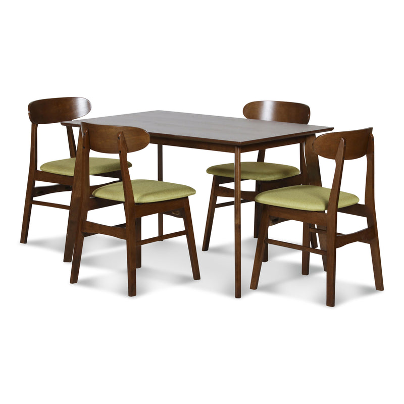 MOROCCO DINING CHAIR W/GREEN SEAT CUSHION