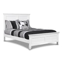 TAMARACK Eastern King/California King EK/WK HEADBOARD, FOOTBOARD & SLATS- WHITE