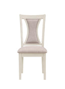 HUDSON 60" RECTANGLE DINING TABLE & 4 CHAIR S-BROWN/CREME