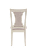 HUDSON 60" RECTANGLE DINING TABLE & 4 CHAIR S-BROWN/CREME