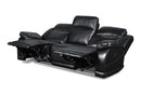 VEGA DUAL RECLINER SOFA - PREMIER BLACK