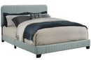 Pulaski ACH All-In-One King Channeled Bed in Blue