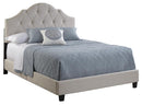 Pulaski All-N-One Fully Upholstered Tuft Saddle Queen Bed