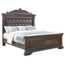 Pulaski Bedford Heights King Panel Bed in Estate Brown
