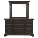Pulaski Caldwell Mirror in Dark Wood