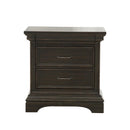 Pulaski Caldwell Nightstand in Dark Wood