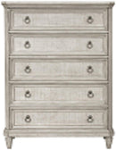 Pulaski Campbell Street 5 Drawer Chest in Vanilla Cream