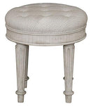 Pulaski Campbell Street Upholstered Vanity Stool in Vanilla Cream