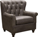 Pulaski Charlie Leather Chair in Heritage Brown