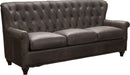 Pulaski Charlie Leather Sofa in Heritage Brown