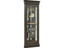 Pulaski Corner Curio in Oak Brown