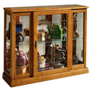 Pulaski Curio Console in Golden Oak III