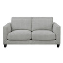 Pulaski D192 Double Cushion Loveseat in Light Gray