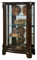 Pulaski Deep Cherry Mirrored Mantel Curio
