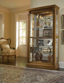 Pulaski Estate Oak Two Way Sliding Door Curio