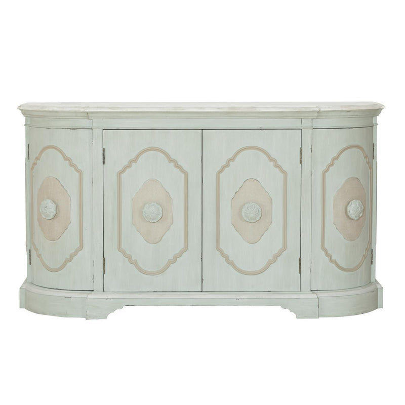 Pulaski Framed Four Door Tri-Tone Wine Sideboard