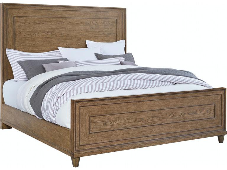 Pulaski Furniture Anthology King Panel Bed in Medium Wood