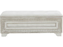 Pulaski Furniture Camila Storage Bed Bench in Light Wood