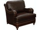 Pulaski Furniture Oliver Stationary Chair in Dark Wood