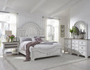 Pulaski Glendale Estates Queen Transom Panel Bed in White